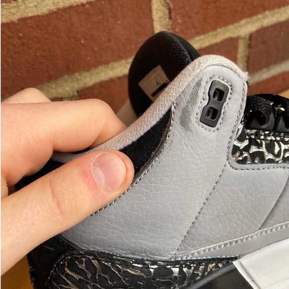 Jordan 3 Wolf Grey - Picture 9 of 9